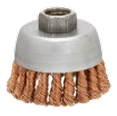 Cepillos de limpieza pesada antichispas para metales duros