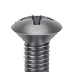 Tornillos de máquina de cabeza ovalada