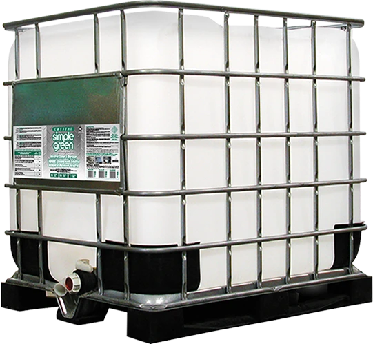 Contenedor de 275 galones de Simple Green Crystal
